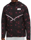 veste nk rouge et noir
