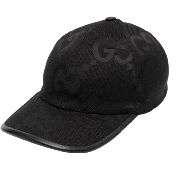 Casquette GG grand format noir