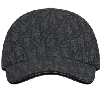 Casquette D noir