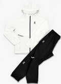 Cloud remix survetement a capuche noir et blanc