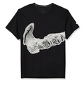 Run Division - T-shirt à imprimé graphique os - BLACK
