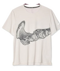 Run Division - T-shirt à imprimé graphique os - WHITE